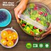 6 шт. Силиконовые крышки для кухонных микроволновых печей, крышки для еды, крышки для мисок, эластичные силиконовые крышки, универсальные адаптивные крышки
