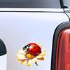 Red Beetle Ladybug Car Sticker Vinyl Decal Waterproof Rear Window Motorcycle Camper Bumper Truck Laptop Decoration TM391