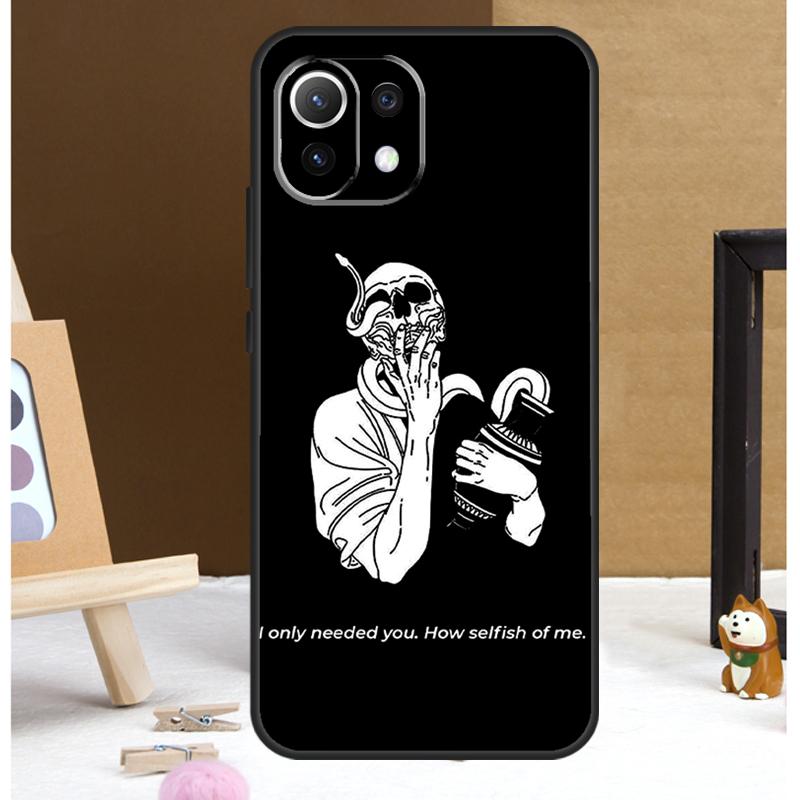 Эстетичный чехол-череп для Xiaomi 14 Ultra 13 11T 12T 13T Pro 12 Lite POCO X6 Pro X3 X4 X5 M5s M6 F3 F5