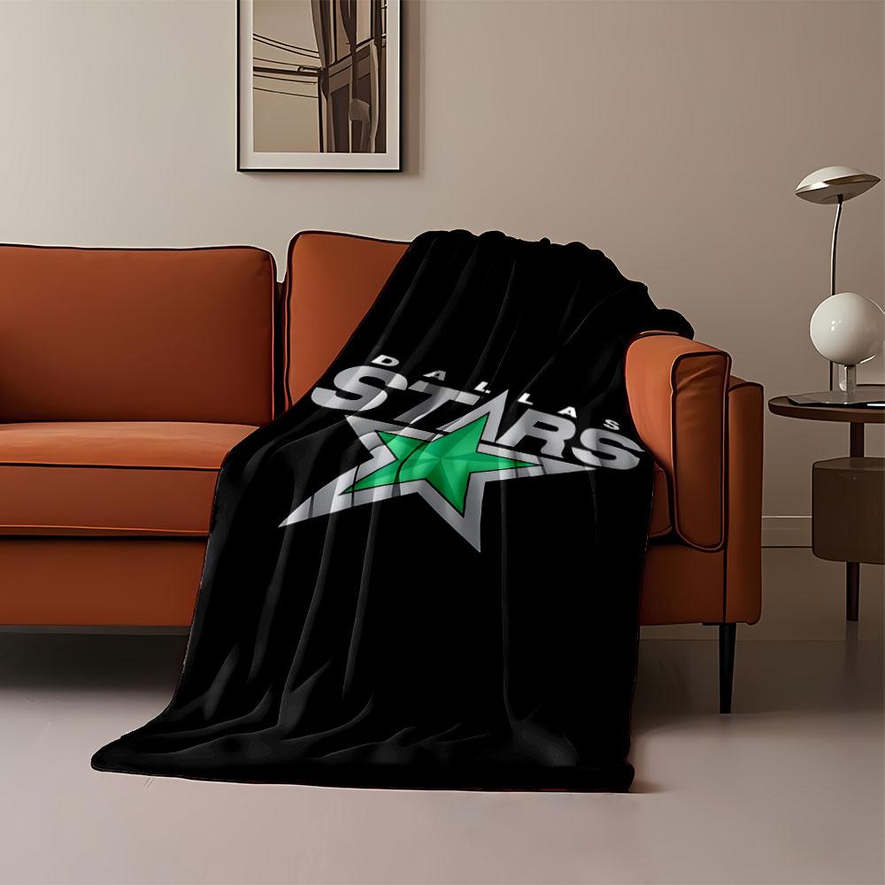 Dallas Stars Logo Blanket print blanket soft and cozy perfect for the living room bed sofa or a nap,gift