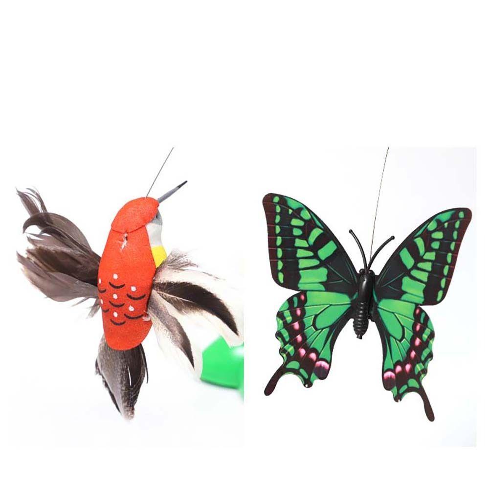 Bird Bee Indoor Play Dog Kitten Pet Supplies Cat Training Toys Pet Teaser Toys Rotating Cat Toy