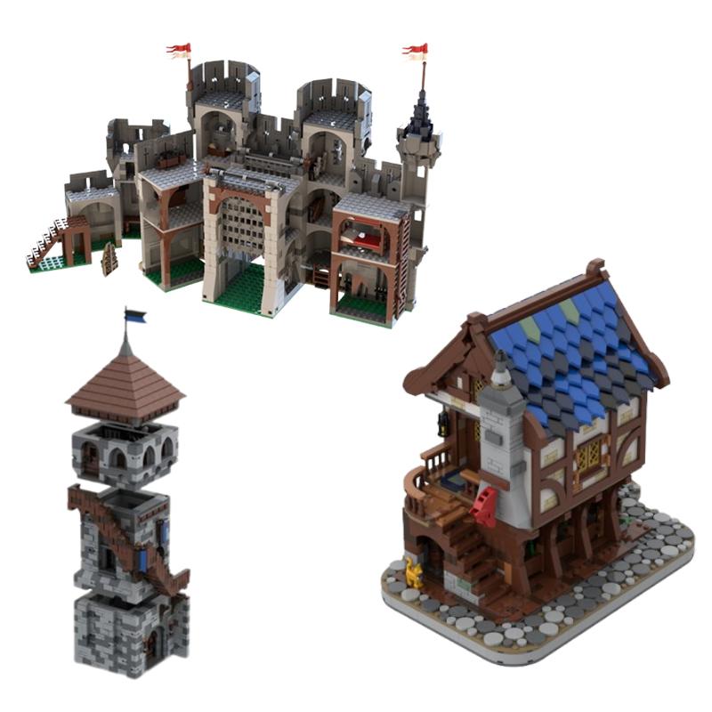 32 штырька MOC -138840 164544 147712 131234 132530 здание из серии "Вид на город" сборка из мелких деталей строительные блоки головоломка игрушка модель gi