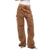 Women's Low Waist Washed Women's Jeans Fashionable Versatile Straight Leg Pants
