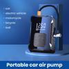 Накачивание шин Портативный воздушный компрессор с цифровым дисплеем Перезаряжаемый портативный электрический аккумулятор высокой мощности