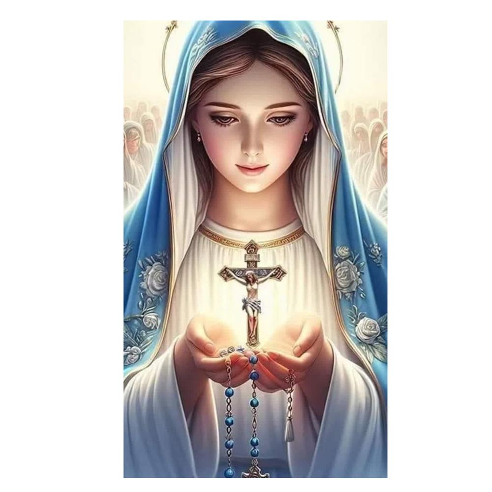 Diamond Painting Kit Religion Art Virgin Mary Diamond Embroidery Handmade Mosaic Home Decoration Adult Gifts