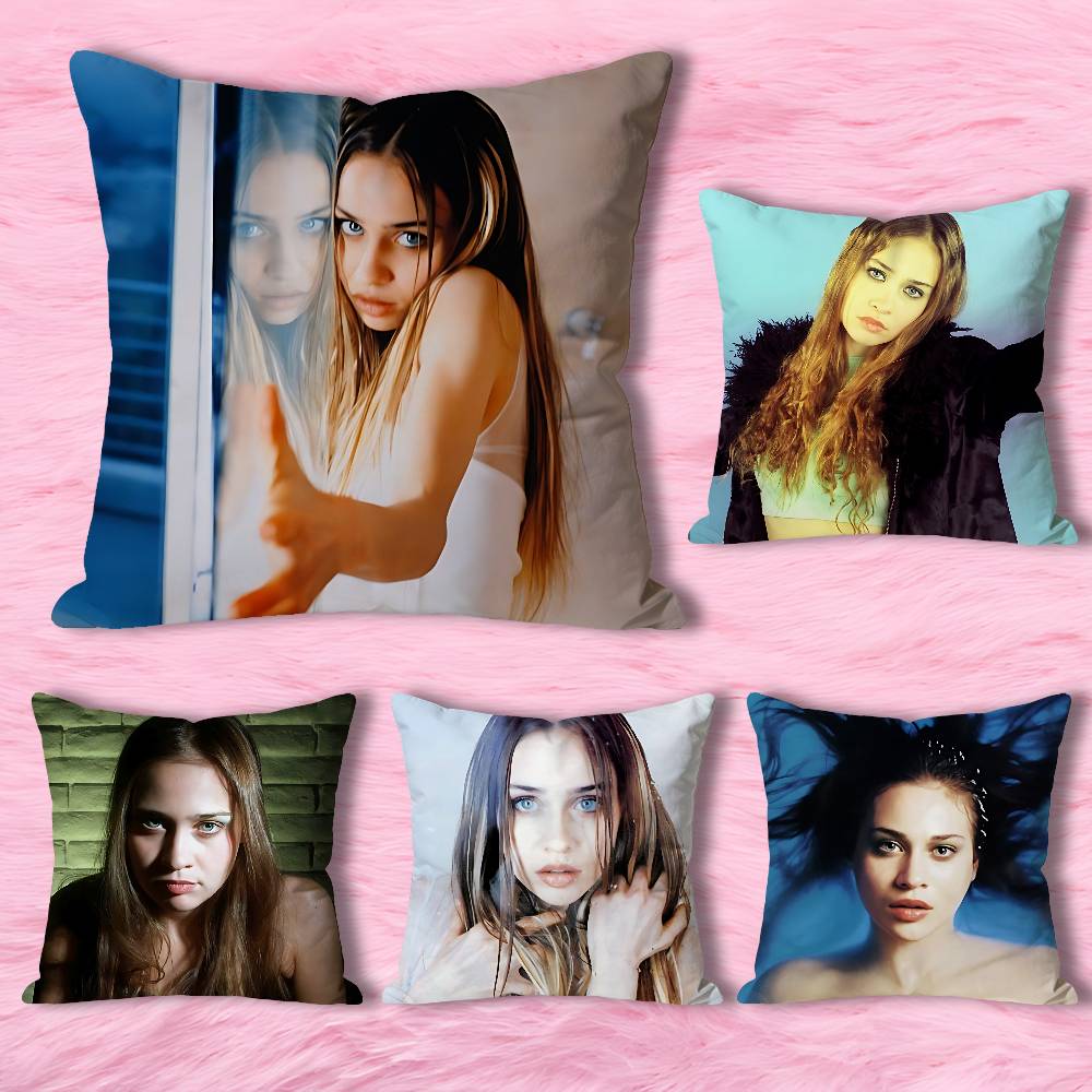 Singer F-Fiona A-Apple Anime Celebrity Merchandise All-Match Printed Pillow Case Sofa Car Office Room Decoration Protector