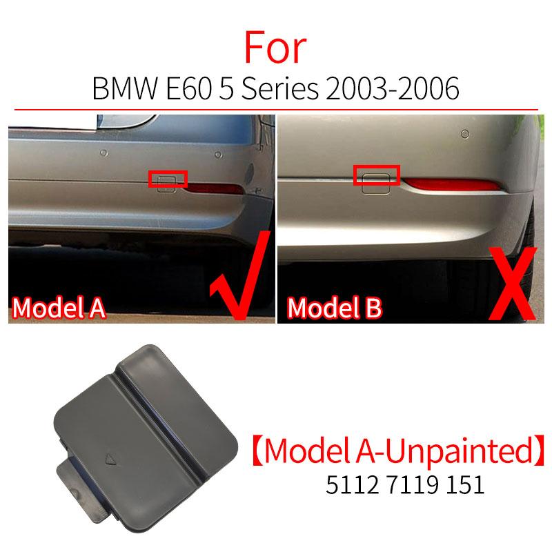 Для BMW E60 Автомобильный Задний Бампер Крышка Буксировочного Крюка Колпачок Крышка Прицепа Аксессуар Черный Белый Для BMW 5 Серии 2003-2010 520 525 530 535i