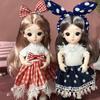 1 шт. Милая кукла-принцесса 17 см с одеждой, 13 шарниров, куклы Ob11 Bjd, игрушка для переодевания для девочек, подарок для DIY