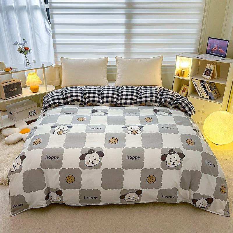 Bedding 3 Piece Aloe Vera Cotton Duvet Cover Sheet 4 Piece Set