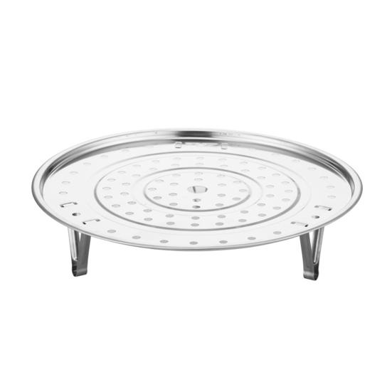 Подставка для пароварки из нержавеющей стали со съемной подставкой Штабелируемая многофункциональная термостойкая кухонная подставка для приготовления еды Корзина для пароварки