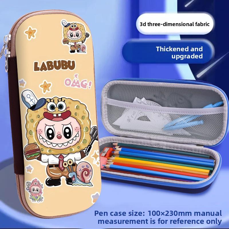 Пенал для канцелярских принадлежностей для учеников начальной школы, милый 3D объемный пенал, детский пенал большой вместимости для мальчиков и девочек