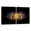 2x GLASS PROTECTIVE PLATE FOR STOVE 40x52 TIGER