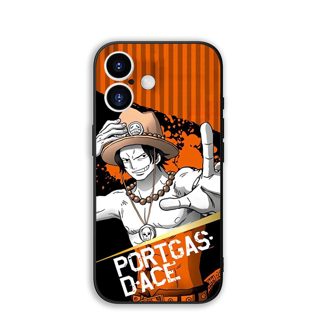 Cover for Samsung Galaxy S25 S24 S23 Fe Ultra Plus S7 Edge A05 A06 A16 A15 A35 Phone Case Portgas D Ace One Pieces Luffy