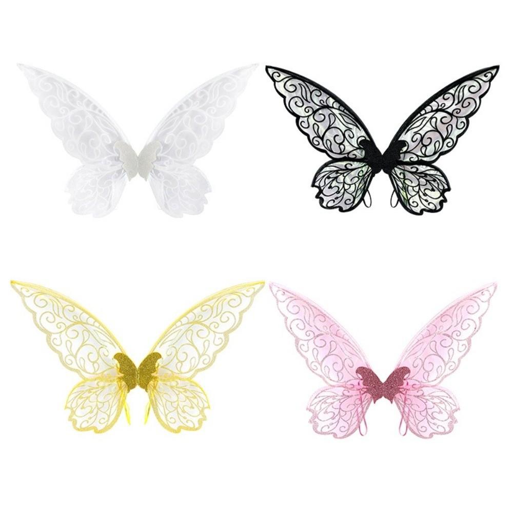 Sparkle Butterfly Fairy Wings Colorful Elf Wings Costume Fantasy Cosplay Wings  Party Favor