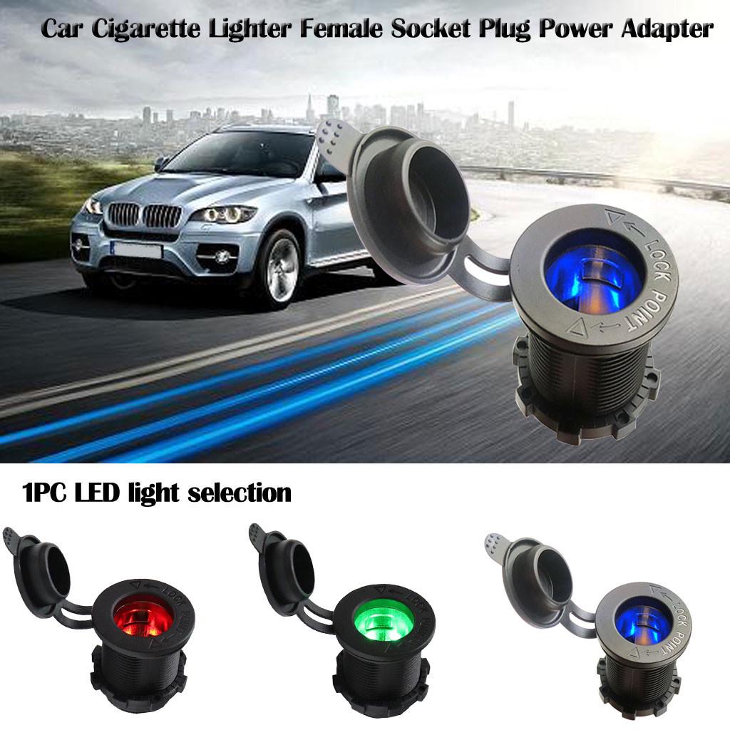 Адаптер питания для автомобильной прикуривателя с водонепроницаемой крышкой