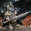 Мир Warcraft: Фигурка Лича Короля Ледяной Жнецы из Строительных Блоков