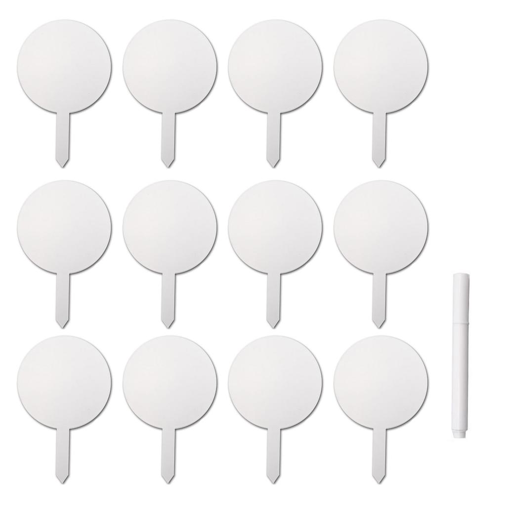 6/12 шт., этикетки для уличных растений, водонепроницаемые акриловые маркеры для растений, маркеры для питомника, украшения для трав, цветов и овощей