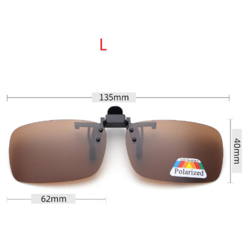 4 цвета, серые линзы, поляризационные солнцезащитные очки с откидной клипсой, UV 380, очки ночного видения для вождения, рыбалки, зажимы