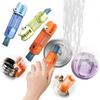 3 in 1 Cup Lid Cleaner Brush Portable Multifunctional Straw Cleaning Brush Rotatable Little Crocodile Shape Bottle Brush