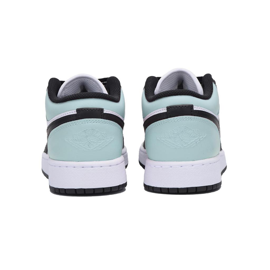 Jordan Air Jordan 1 Urban Chic Style Vintage Low top Vintage Basketball Shoes Men's White Tiffany 553558-131(Team85-)