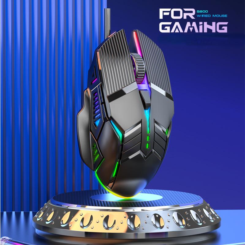 Проводная игровая мышь USB мышь игровая RGB геймерская мышь 6 кнопок LED бесшумные мыши для ПК ноутбука компьютера