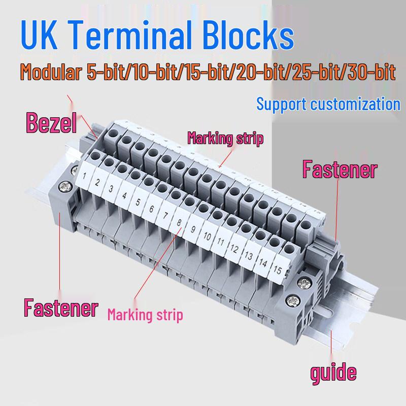 UK3N Клеммный блок на DIN-рейку