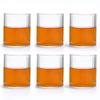 Японские полосатые термостойкие стеклянные питьевые стаканы (Набор из 6)