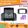 9.7" Vertical Style Tesla Screen Android Car Radio For Hyundai Sonata NF 2004-2008 Screen GPS Navigation Multimedia Player