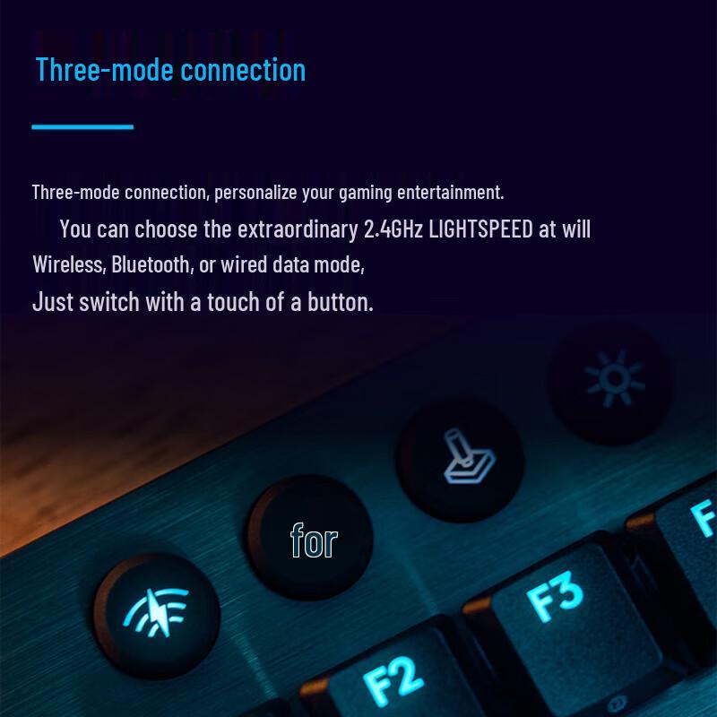 Беспроводная игровая клавиатура Logitech G915 X TKL с тремя режимами