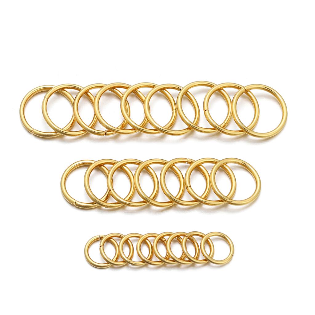 100-200 шт./лот 4, 5, 6, 8, 10 мм, кольца из нержавеющей стали, разъемные кольца, разъемы для DIY, принадлежности для изготовления ювелирных изделий, аксессуары