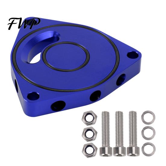 Turbocharger Air Leakage Fix Gasket Turbo BOV Plate for Honda Civic 2015-2021 1.5T, CNC Aluminum Alloy Blow Off Valve Replacement, Exhaust Seal Parts