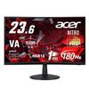 Acer Монитор Nitro Gaming, дюймовый, VA, матовый, изогнутый, 1500R, Full HD, 180 Гц, 1 мс, HDMI, DisplayPort, крепление VESA, совместимый динамик, разъем для наушников, AMD FreeSync