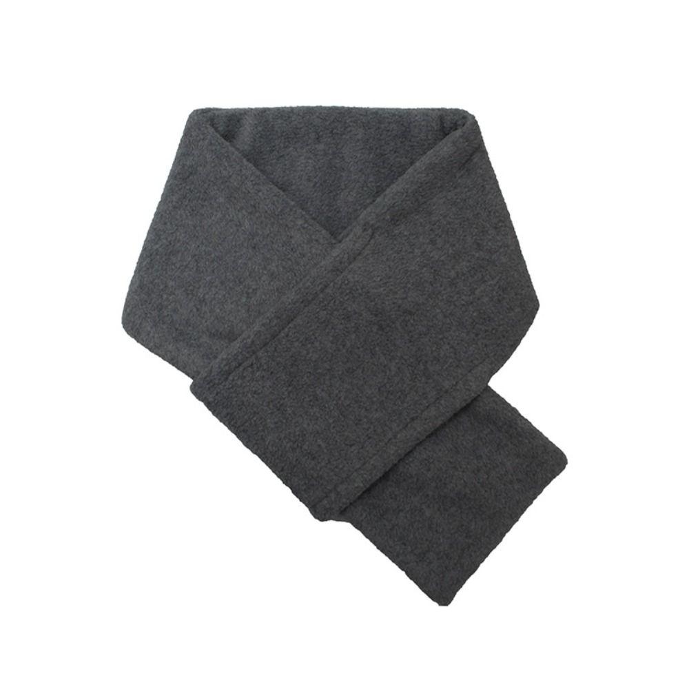 Thickened Fleece Scarf Thermal Men Shawl Elegant Winter Scarves Skiing