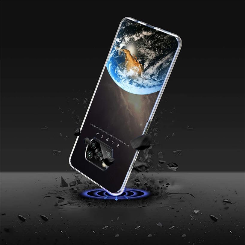 Earth Stars Space Phone Case For Xiaomi Poco X7 X6 X5 Pro F7 Ultra Redmi 15C 15 13 13C 12 12C 10 10A 10C 9 9A 9C 9T Shell Poco X