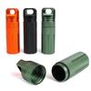 Waterproof Pill Box Aluminum Alloy Outdoor Camping Hiking Hunting Storage Case Multi-function Sealed Capsule Bottle Medicine Box