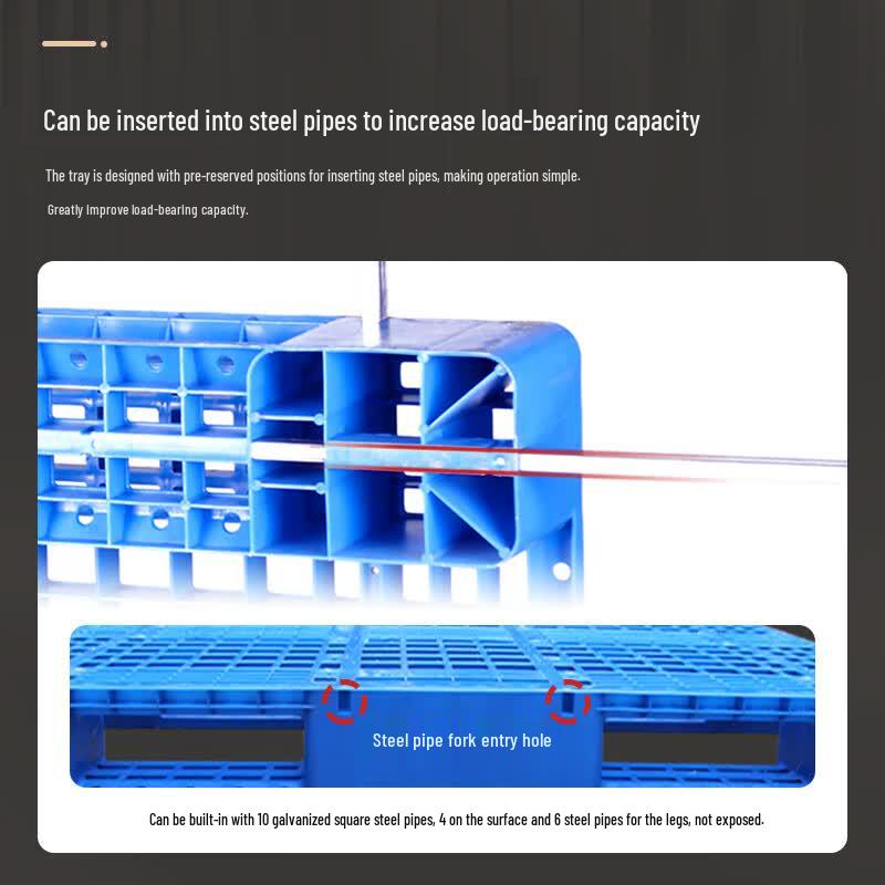 Heavy-Duty Plastic Grid Pallet