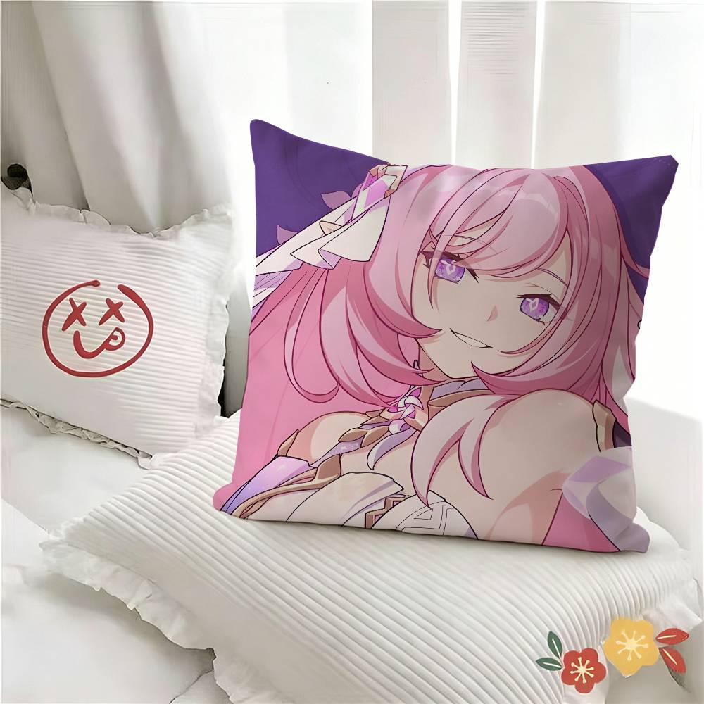 Pc Элизия Honkai Impact rd Наволочка Модная Квадратная Наволочка Спальня Диван Комната Ins Декор Отдых