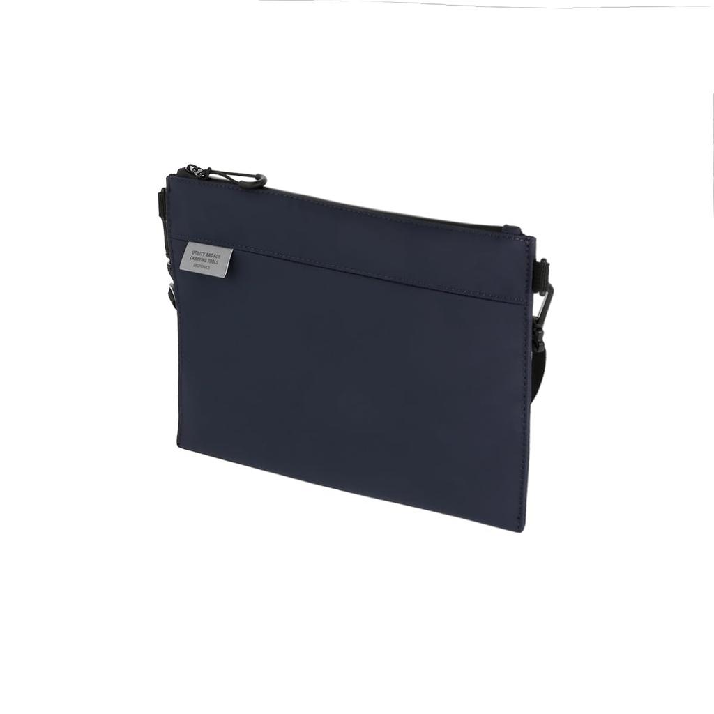 Сумка-сакош Delfonics через плечо, одноплечевая, водоотталкивающая, с внутренним отделением для переноски (черный)