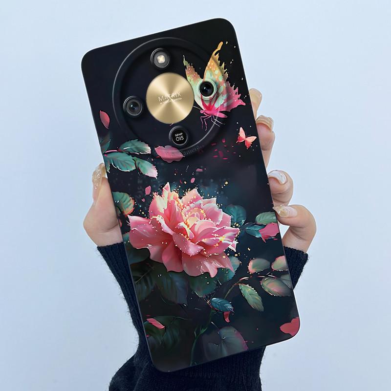 Чехол для Honor X9d 5G MTN-NX1 Модный Минимализм Масляная Живопись Цветочный Силиконовый Мягкий Чехол для Телефона Новый Дизайн Ударопрочная Задняя Крышка