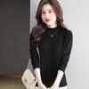 SNOWFLYING Women's Warm Half-High Collar Knit Sweater