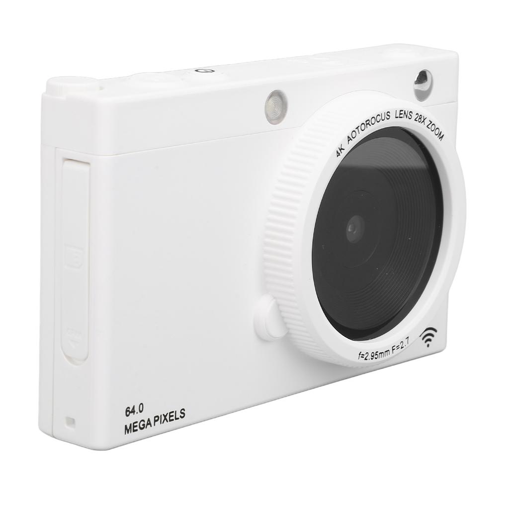 4K Digital Camera Wireless 2.83 Inch 28X Digital Zoom MP3 Autofocus Retro Compact Small Camera with 