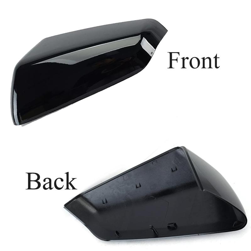 Glossy Black Car Side Rear View Mirror Cover Caps for Chevy Equinox Terrain GMC Terrain 2018 LHD