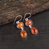 Carnelian 925 Solid Sterling Silver Earrings, Handmade Gemstone Earrings Jewelry, Gifts For Wife Brand New Earrings