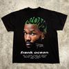 Rapper Frank Retro Graphic T Shirt Men's Hip Hop Ocean Album Clothing T-Shirts Y2k Unisex Blond Fashion Oversized Cotton T-shirt