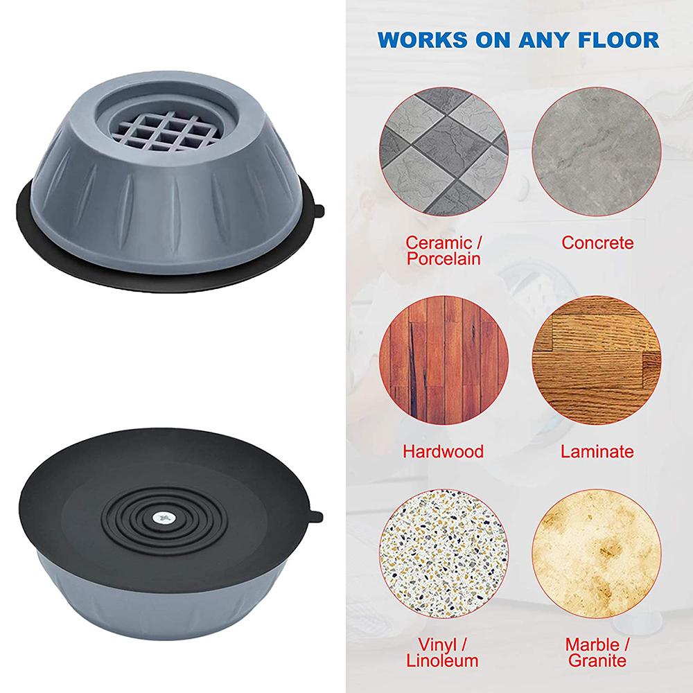 4 шт. опорные подкладки для стиральных машин антивибрационные стопорные подкладки для ног