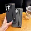 Подходит для Samsung S25ultra Бизнес-чехол для телефона с рисунком из углеродного волокна S24 Встроенный магнитный браслет-подставка Защитный чехол