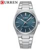 CURREN 8439 Мужские кварцевые часы на стальном ремешке Business Casual