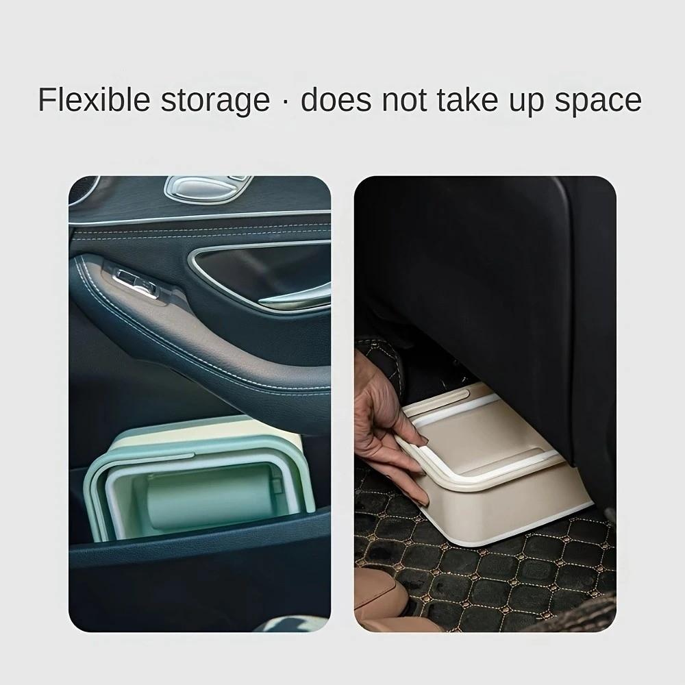 Multi-function Folding Car Trash Bin Waterproof Waste Litter Can Self-driving Tours