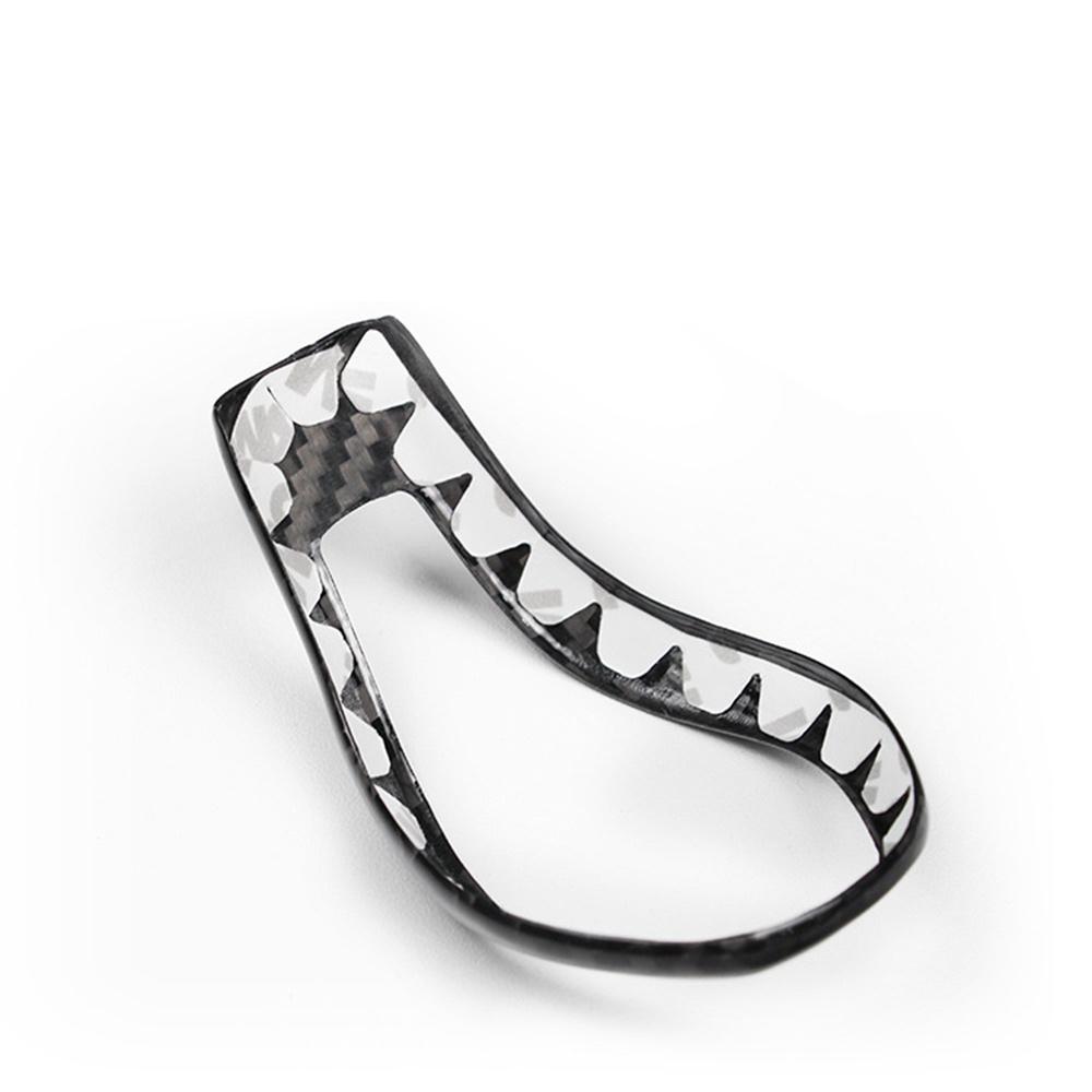 Rear Carbon Fiber Gear Shift Knob Cover Trim For Infiniti QX60 Q60 QX80 2016-22