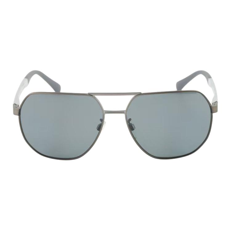 Emporio Armani Logo Alloy Pilot Sunglasses Unisex sunglasses Black OEA2099D-300381